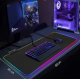 Mouse Pad Gamer Iluminado led Rgb Grande 80 cm por 30 com Mousepad gamer Led com em volta superficie speed para jogos