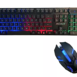 Kit de teclado e mouse gamer Aoas M-300 
