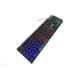 Teclado Gaming Mox KB-150, USB, Iluminação LED, Multi Colorido RGB - Mo-kb150