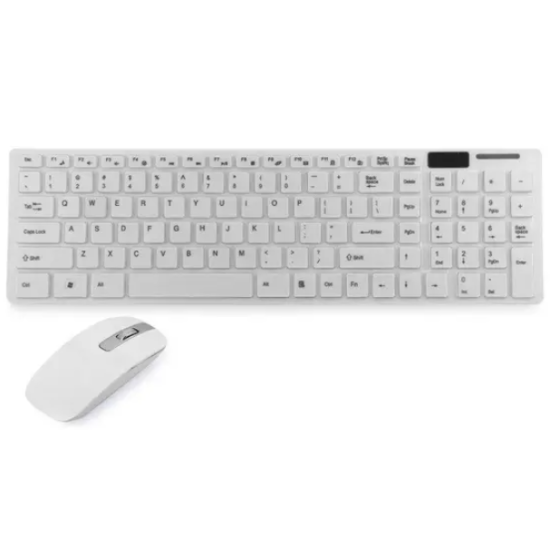 Kit Teclado E Mouse Sem Fio Wireless Para Computador Pc Notebook Português Teclado Abnt 2 Com Ç Home Office