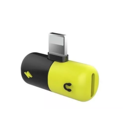 Adaptador de carregamento rápido 2 em 1 em forma de pílula para dispensador de iPhone lightning