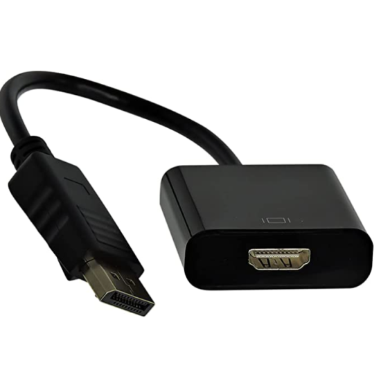 Cabo Adaptador Conversor Displayport (macho) P/ Hdmi (fêmea)