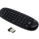 Controle Mini Teclado Air Mouse Wireless Sem Fio 2.4 Ghz Android Pc Tv C120 Preto