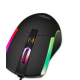 Mouse Óptico USB Color MS-61 Exbom Preto Led 7 Cores RGB
