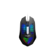 Mouse Gamer Usb Com Led Rgb Ultraleve Colmeia Exbom Ms-c33 Preto