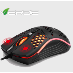 Mouse Gamer com Fio Usb e Led RGB Verde - SB-S09