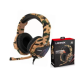 Fone Headset Gamer com Led Rgb 2 P2 3.5mm Lehmox Bege - GT-F12