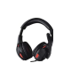 Headset Satellite Ae-363u Multiplataforma Preto E Vermelho