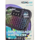 Mini Teclado Iluminado Com Touchpad Wireless 2.4g Bateria de Litio 