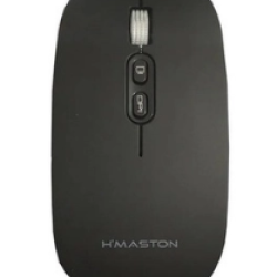 Mouse sem fio 2.4 1200 dpi preto usb Mo285 H`Maston