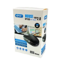 Mouse Optico com Fio para PC e Notebook 3 Modos DPI Preto KP-M611
