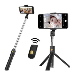 Bastão De Selfie Com Controle Bluetooth Para Todos Aparelhos