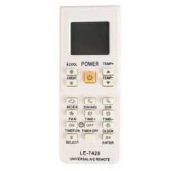 Controle Remoto Universal Ar Condicionado Lelong 7428 P/ Diversos