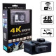 Camera Capacete 4K Câmera Sport Filmadora Ultra Hd  Wi-fi