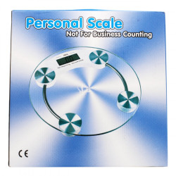 Balança Digital De Vidro Redonda Personal Scale Rc111
