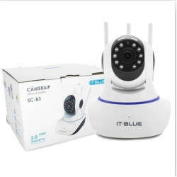 Câmera de Segurança IP Com Infravermelho WI-FI IT-BLUE SC-B3