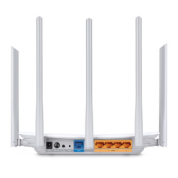 Roteador TP-LINK AC1350 Archer C60 Wireless Dual Band 867Mbps 5Ghz 450Mbps 2.4Ghz MU-MIMO 5 Antenas